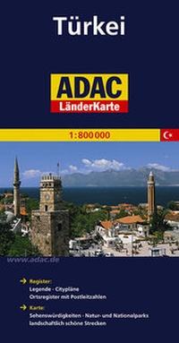 Abbildung von: ADAC LänderKarte Türkei 1:800 000 - ADAC Reiseführer