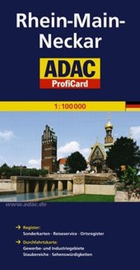 Abbildung von: ADAC ProfiCard Rhein-Main-Neckar 1:100 000 - ADAC Reiseführer