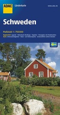Abbildung von: ADAC LänderKarte Schweden 1:750 000 - ADAC Reiseführer