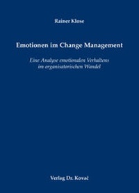 Abbildung von: Emotionen im Change Management - Kovac, Dr. Verlag