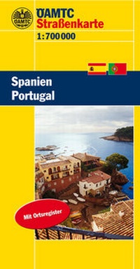 Abbildung von: ÖAMTC Straßenkarte Spanien/Portugal 1:750 000 - MAIRDUMONT