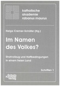 Cover: Im Namen des Volkes? - Schulz-Kirchner