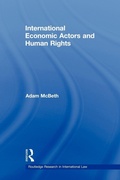 Cover: International Economic Actors and Human Rights - Routledge