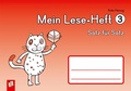Cover: Mein Lese-Heft 3 - Satz f&uuml;r Satz - Verlag an der Ruhr