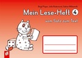 Cover: Mein Lese-Heft 4 - vom Satz zum Text - Verlag an der Ruhr
