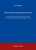 Cover: Leben mit einem epilepsiekranken Kind - Kovac, Dr. Verlag