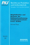 Cover: M&ouml;glichkeiten und Grenzen der Kaltmassivumformung zinkphosphatschichtfreier Dr&auml;hte - Shaker