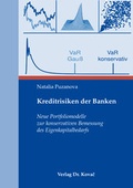Cover: Kreditrisiken der Banken - Kovac, Dr. Verlag