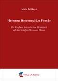 Cover: Hermann Hesse und das Fremde - Kovac, Dr. Verlag