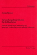 Cover: Verhandlungstheoretischer Kontraktualismus - Shaker