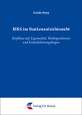 Cover: IFRS im Bankenaufsichtsrecht - Kovac, Dr. Verlag