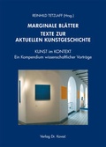 Cover: Marginale Bl&auml;tter - Texte zur aktuellen Kunstgeschichte - Kovac, Dr. Verlag