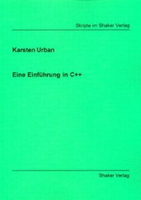 Enlarge image Cover: Eine Einführung in C++ - Shaker