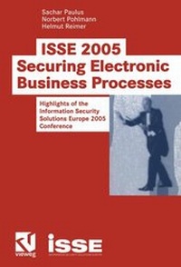 Enlarge image Cover: ISSE 2005 - Securing Electronic Business Processes - Vieweg+Teubner Verlag