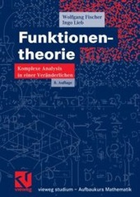 Enlarge image Cover: Funktionentheorie - Vieweg+Teubner Verlag