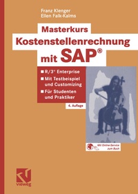 Abbildung von: Masterkurs Kostenstellenrechnung mit SAP® - Vieweg+Teubner Verlag