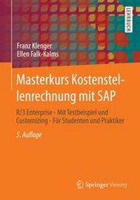 Abbildung von: Masterkurs Kostenstellenrechnung mit SAP - Springer Vieweg