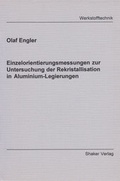 Cover: Einzelorientierungsmessungen zur Untersuchung der Rekristallisation in Aluminium-Legierungen - Shaker