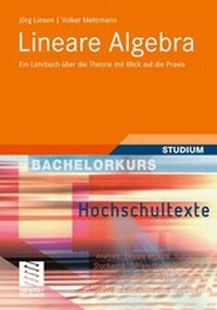 Abbildung von: Lineare Algebra - Vieweg+Teubner Verlag
