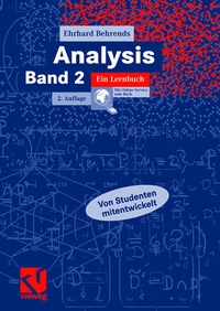 Abbildung von: Analysis Band 2 - Vieweg+Teubner Verlag