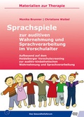 Cover: Sprachspiele zur auditiven Wahrnehmung und Sprachverarbeitung im Vorschulalter - Schulz-Kirchner