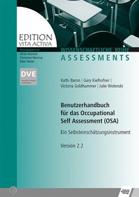Abbildung von: Benutzerhandbuch für das Occupational Self Assessment (OSA) - Schulz-Kirchner