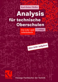Enlarge image Cover: Analysis für technische Oberschulen - Vieweg+Teubner Verlag