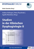 Cover: Studien in der Klinischen Dysphagiologie II - Schulz-Kirchner