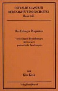 Enlarge image Cover: Das Erlanger Programm - Harri Deutsch