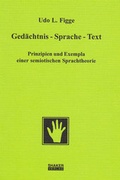 Cover: Ged&auml;chtnis - Sprache - Text - Shaker