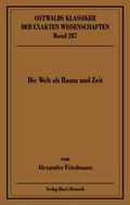 Cover: Die Welt als Raum und Zeit - Harri Deutsch