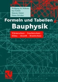 Cover: Formeln und Tabellen Bauphysik - Vieweg+Teubner Verlag