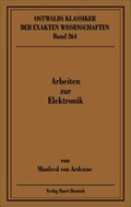Cover: Arbeiten zur Elektronik - Harri Deutsch