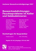 Cover: Aachener Bausachverst&auml;ndigentage 2007 - Vieweg+Teubner Verlag
