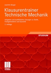 Abbildung von: Klausurentrainer Technische Mechanik - Vieweg+Teubner Verlag