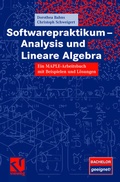 Cover: Softwarepraktikum - Analysis und Lineare Algebra - Vieweg+Teubner Verlag