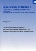 Cover: Konzerninnenfinanzierung durch Darlehen zwischen Rechtsprechung des Bundesgerichtshofs und Reform des GmbHG - Shaker