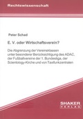 Cover: E.V. oder Wirtschaftsverein? - Shaker