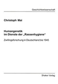 Cover: Humangenetik im Dienste der "Rassenhygiene" - Shaker