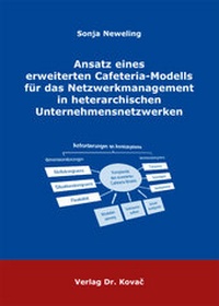 Abbildung von: Ansatz eines erweiterten Cafeteria-Modells für das Netzwerkmanagement in heterarchischen Unternehmensnetzwerken - Kovac, Dr. Verlag