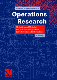 Enlarge image Cover: Operations Research - Vieweg+Teubner Verlag