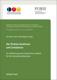 Abbildung von: Der Ehrbare Kaufmann und Compliance - Kovac, Dr. Verlag