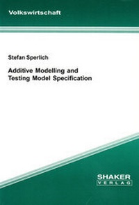 Enlarge image Cover: Additive Modelling and Testing Model Specification - Shaker