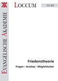 Cover: Friedenstheorie - Evangelische Akademie Loccum