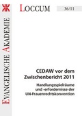 Cover: CEDAW vor dem Zwischenbericht 2011 - Evangelische Akademie Loccum