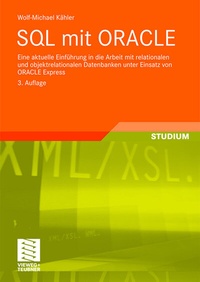 Abbildung von: SQL mit ORACLE - Vieweg+Teubner Verlag