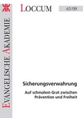 Cover: Sicherungsverwahrung - Evangelische Akademie Loccum