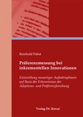 Cover: Pr&auml;ferenzmessung bei inkrementellen Innovationen - Kovac, Dr. Verlag