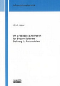 Enlarge image Cover: On Broadcast Encryption for Secure Software Delivery to Automobiles - Shaker