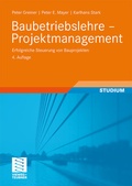 Cover: Baubetriebslehre - Projektmanagement - Vieweg+Teubner Verlag